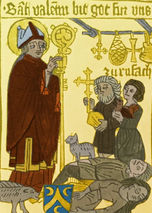 Framed Print : Black Death, 14th Century