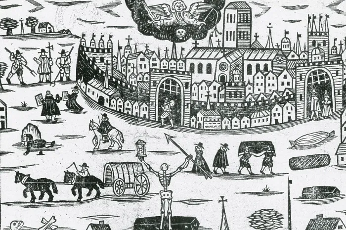 Framed Print : Black Death, Medieval Bubonic Plague