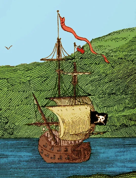 Framed Print : Blackbeard's Pirate Ship, Queen Anne's Revenge Framed Print : Blackbeard's Pirate Ship, Queen Anne's Revenge