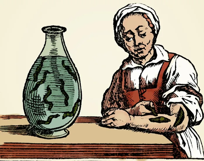 Framed Print : Bloodletting, Leech Method Framed Print : Bloodletting, Leech Method