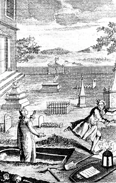 Framed Print : Body Snatching, 1746 Framed Print : Body Snatching, 1746