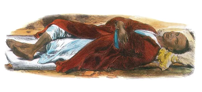 Framed Print : Body of Tewodros II, 1868 Framed Print : Body of Tewodros II, 1868