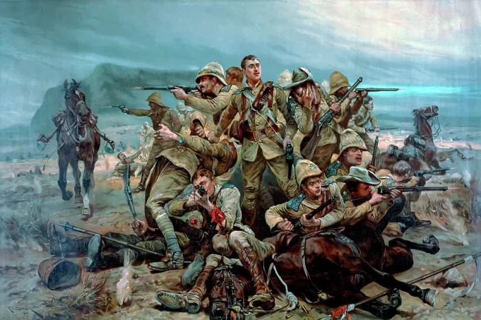 Framed Print : Boer War, Battle of Elands River, 1901 Framed Print : Boer War, Battle of Elands River, 1901