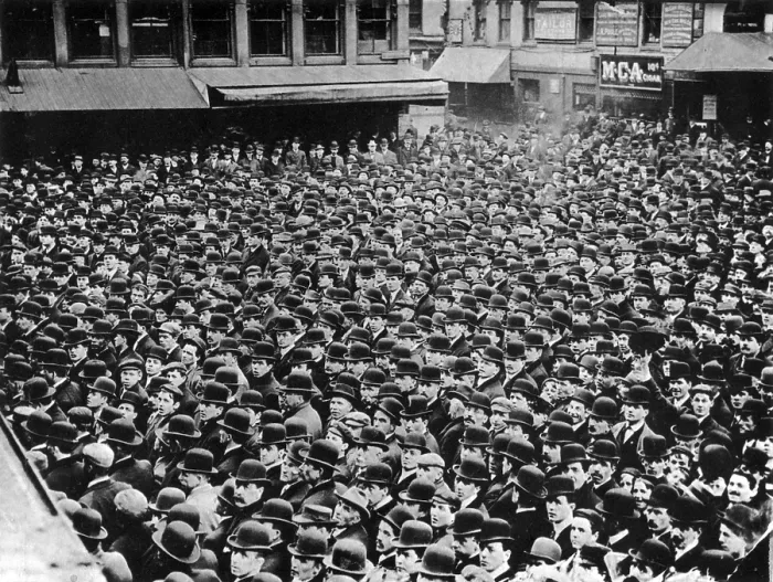 Framed Print : Boston Labor Demonstration, 1910's