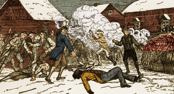 Framed Print : Boston Massacre, 1770