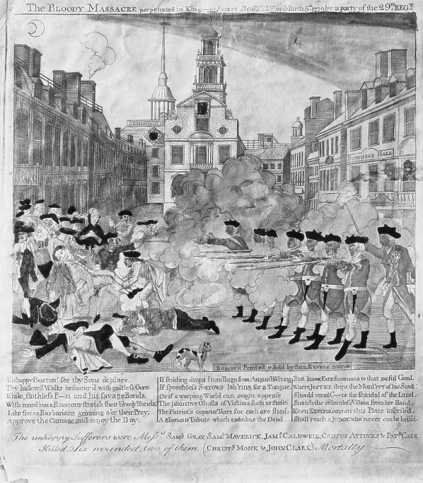 Framed Print : Boston Massacre, 1770 Framed Print : Boston Massacre, 1770