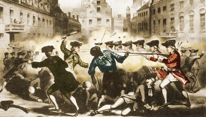 Framed Print : Boston Massacre, 1770