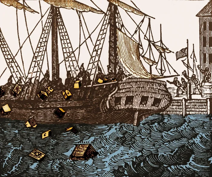 Framed Print : Boston Tea Party, 1773 Framed Print : Boston Tea Party, 1773