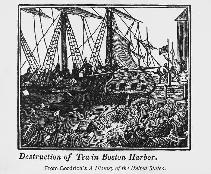 Framed Print : Boston Tea Party, 1773 Framed Print : Boston Tea Party, 1773
