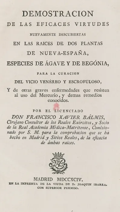 Framed Print : Botanical remedies described by Francisco Javier Balmis Framed Print : Botanical remedies described by Francisco Javier Balmis