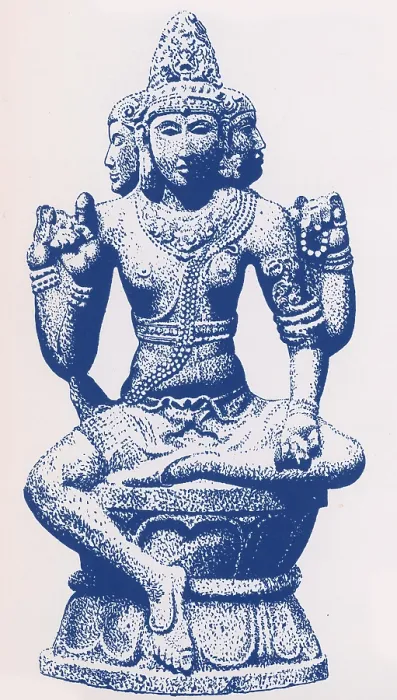 Framed Print : Brahma, Hindu God
