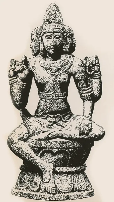Framed Print : Brahma, Hindu God