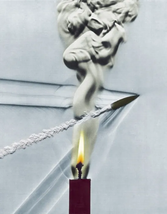 Framed Print : Bullet Shot Through Candle Flame Framed Print : Bullet Shot Through Candle Flame