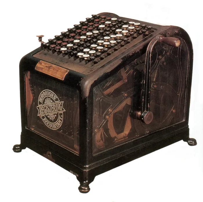 Framed Print : Burroughs Adding Machine, 1886