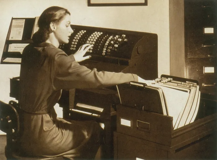 Framed Print : Calculating Machine Framed Print : Calculating Machine