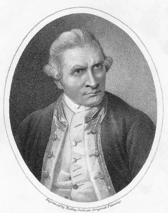 Framed Print : Captain James Cook, English Explorer Framed Print : Captain James Cook, English Explorer