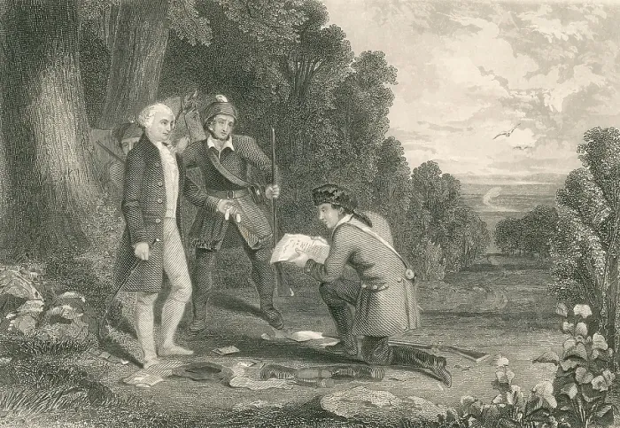 Framed Print : Capture of Major John Andre, 1780 Framed Print : Capture of Major John Andre, 1780