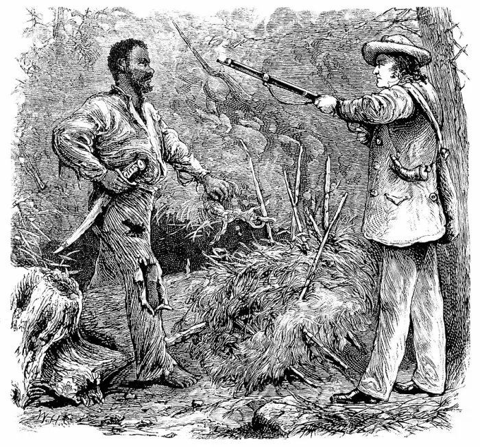 Framed Print : Capture of Nat Turner, American Rebel Framed Print : Capture of Nat Turner, American Rebel