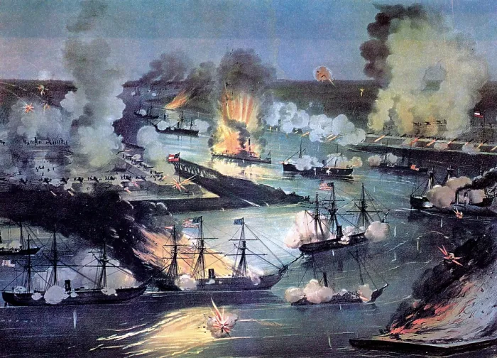Framed Print : Capture of New Orleans, 1862