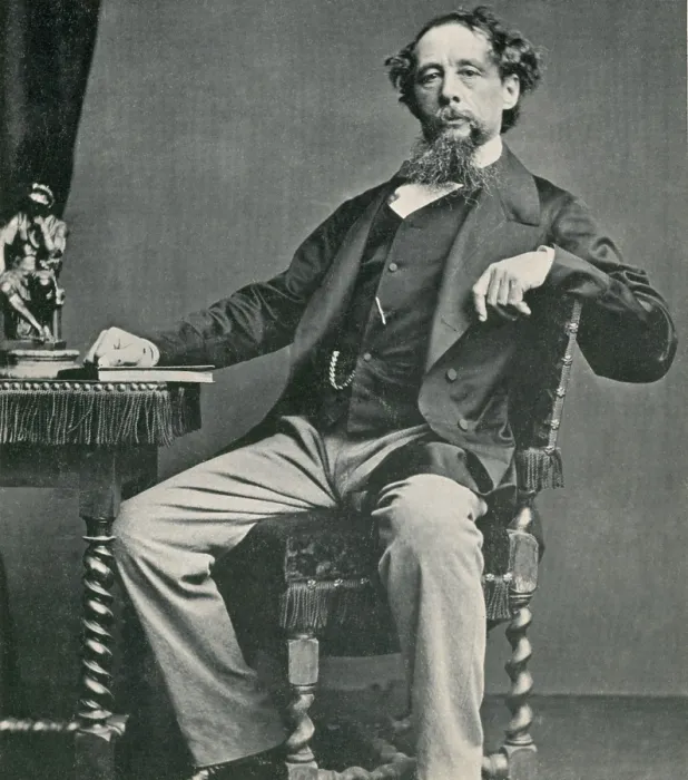 Framed Print : Charles Dickens, English Author