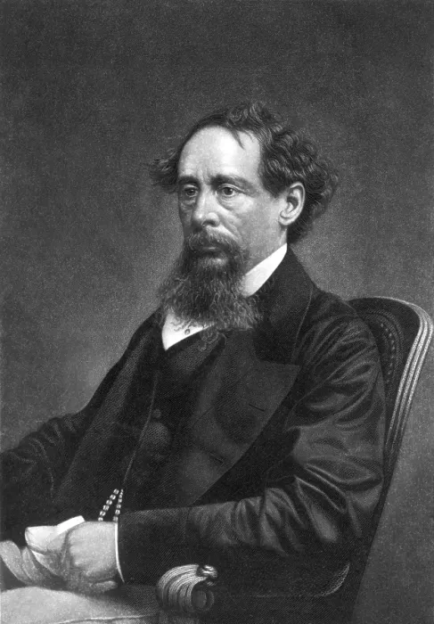 Framed Print : Charles Dickens, English Author Framed Print : Charles Dickens, English Author