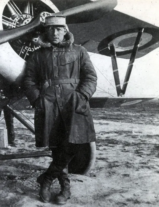 Framed Print : Charles Nungesser, WWI French Flying Ace