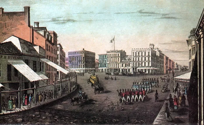 Framed Print : Chatham Square, New York, 19th Century Framed Print : Chatham Square, New York, 19th Century