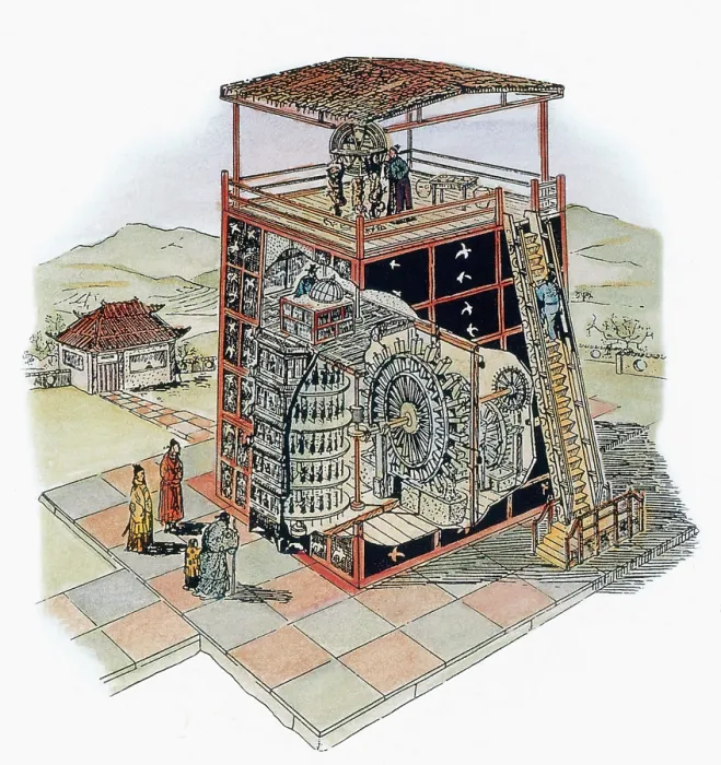 Framed Print : Chinese Observatory, 11th Century Framed Print : Chinese Observatory, 11th Century