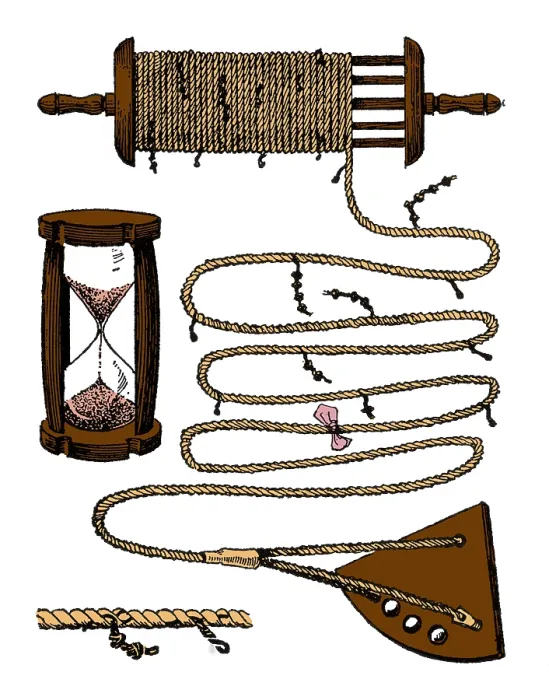 Framed Print : Chip Log, Navigational Tool Framed Print : Chip Log, Navigational Tool