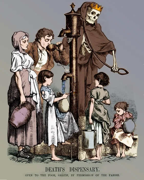 Framed Print : Cholera-infected Water Pump, 1854 Framed Print : Cholera-infected Water Pump, 1854