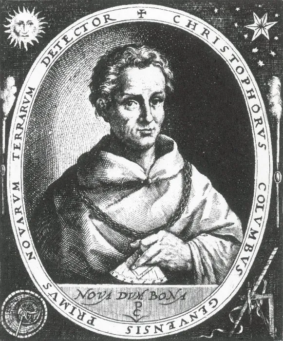Framed Print : Christopher Columbus, Italian Explorer