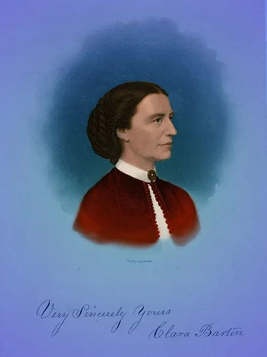 Framed Print : Clara Barton, American Humanitarian