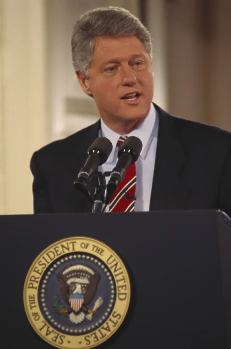 Framed Print : Bill Clinton, 1993 Framed Print : Bill Clinton, 1993