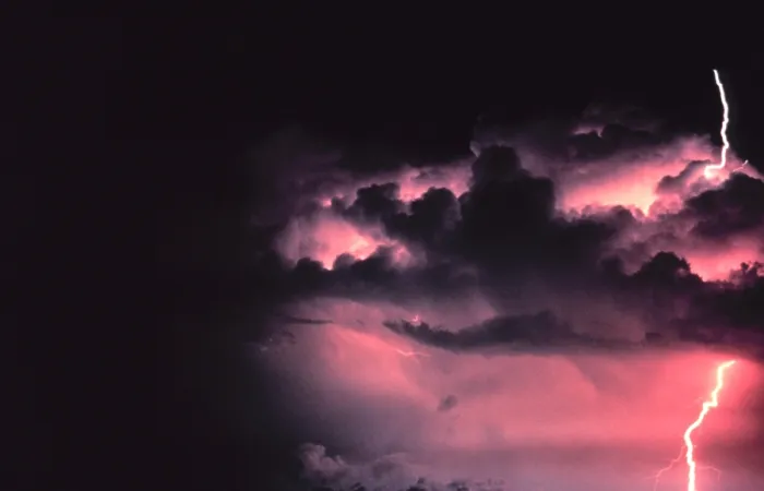 Framed Print : Cloud-To-Ground Lightning Framed Print : Cloud-To-Ground Lightning