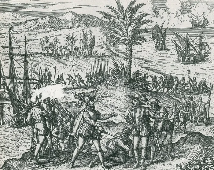 Framed Print : Columbus Arrested by Bobadilla