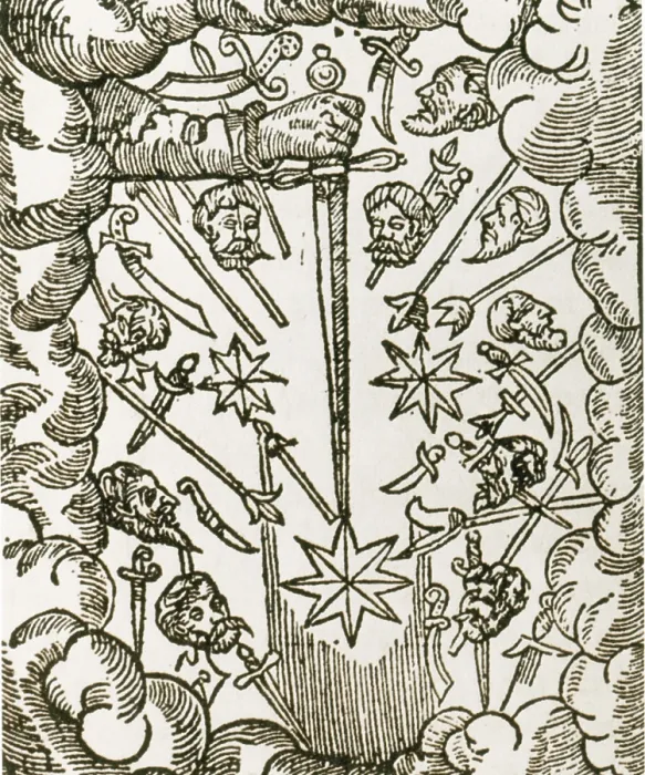 Framed Print : Comet, 1665 Framed Print : Comet, 1665