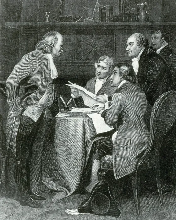 Framed Print : Committee of Five, Declaration of Independence Framed Print : Committee of Five, Declaration of Independence