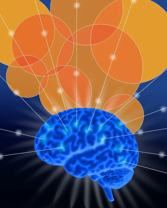 Framed Print : Conceptual Brain, Illustration Framed Print : Conceptual Brain, Illustration