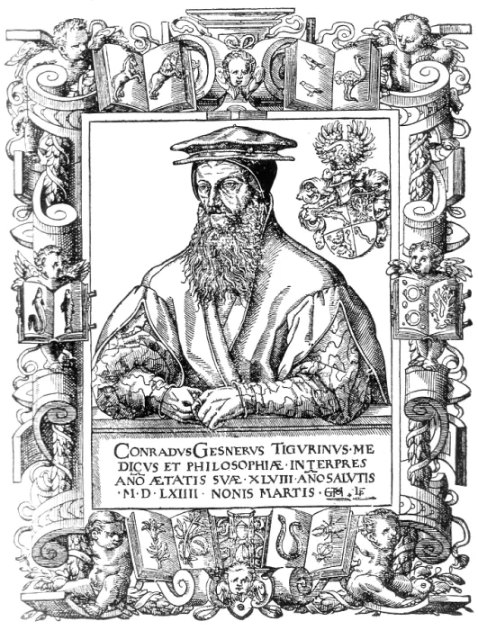 Framed Print : Conrad Gessner, Swiss Botanist and Zoologist Framed Print : Conrad Gessner, Swiss Botanist and Zoologist