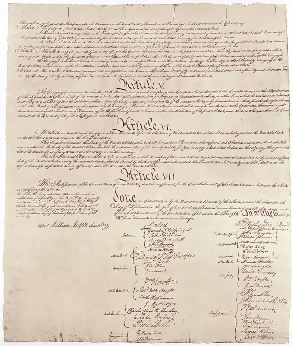 Framed Print : US Constitution Framed Print : US Constitution