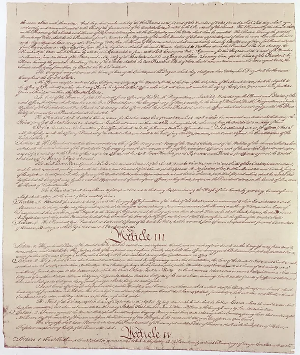 Framed Print : US Constitution Framed Print : US Constitution