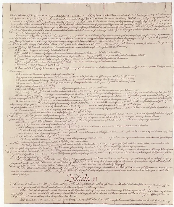 Framed Print : US Constitution Framed Print : US Constitution
