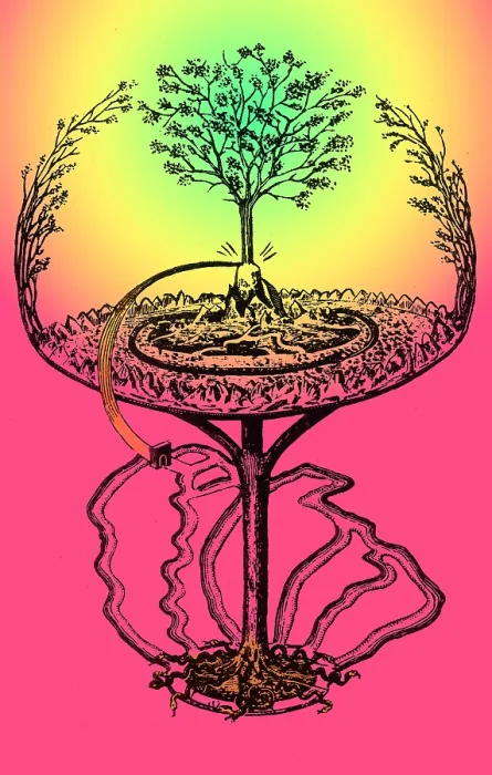 Framed Print : Cosmology, Yggdrasil, Great Ash Tree Framed Print : Cosmology, Yggdrasil, Great Ash Tree