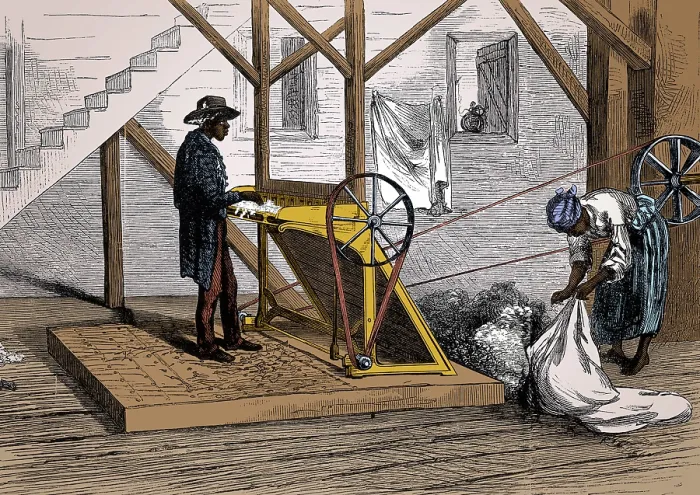 Framed Print : Cotton Gin, 19th Century Framed Print : Cotton Gin, 19th Century