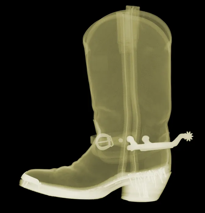 Framed Print : Cowboy Boot, X-Ray Framed Print : Cowboy Boot, X-Ray
