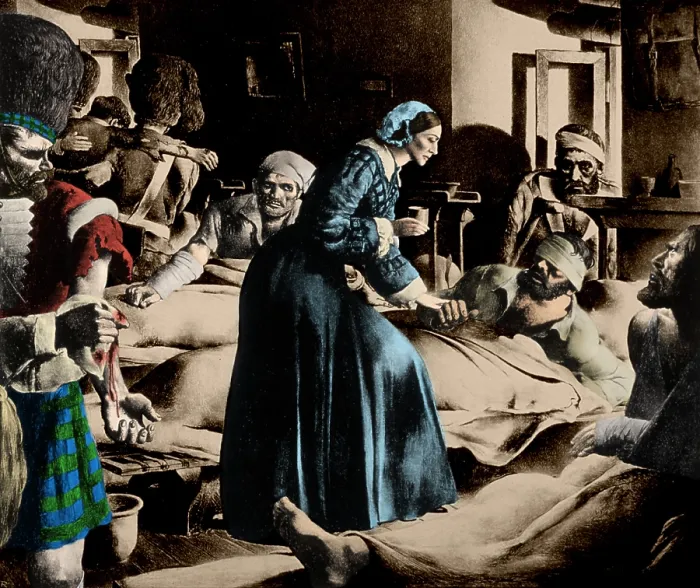Framed Print : Crimean War, Florence Nightingale at Scutari Framed Print : Crimean War, Florence Nightingale at Scutari