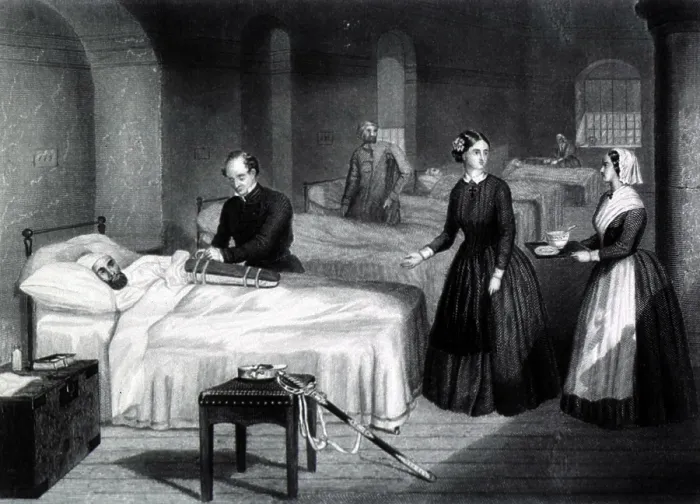 Framed Print : Crimean War, Florence Nightingale at Scutari Framed Print : Crimean War, Florence Nightingale at Scutari