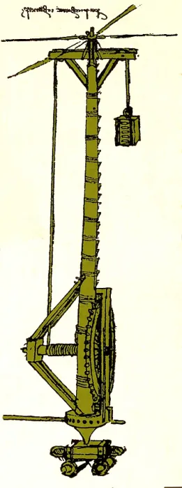 Framed Print : Da Vinci Invention, Lifting Gear Machine Framed Print : Da Vinci Invention, Lifting Gear Machine