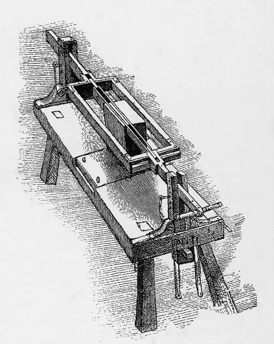 Framed Print : Da Vinci Invention, Marble Sewing Machine Framed Print : Da Vinci Invention, Marble Sewing Machine