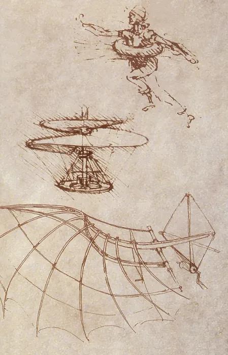 Framed Print : Da Vinci Inventions, 15th Century Framed Print : Da Vinci Inventions, 15th Century